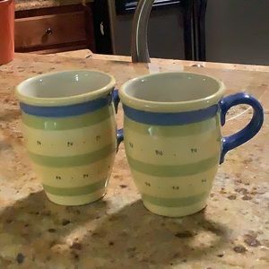 Pfalzgraff Mus 2 The Secrets of Pistoulet Blue& cream Blue Preowned